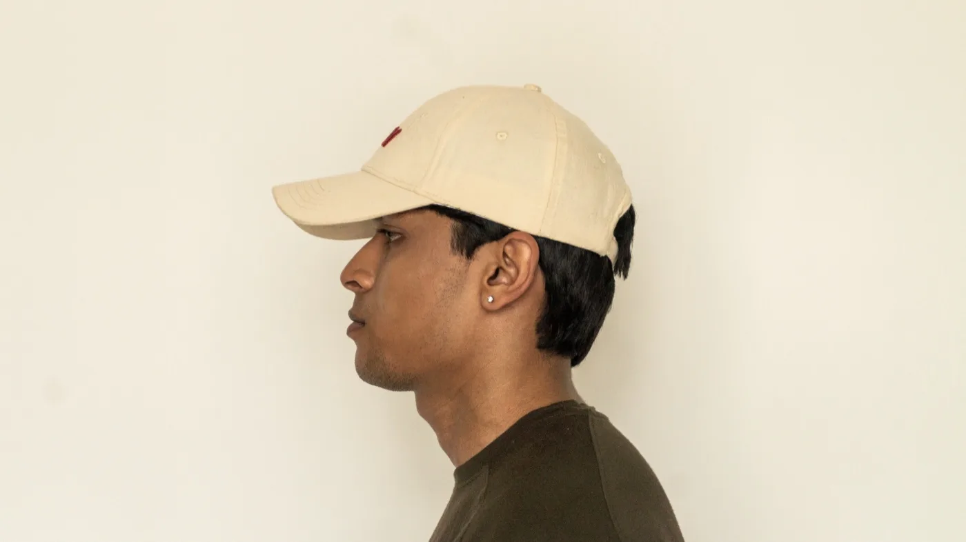 Dawn Classic Cap worn, side profile