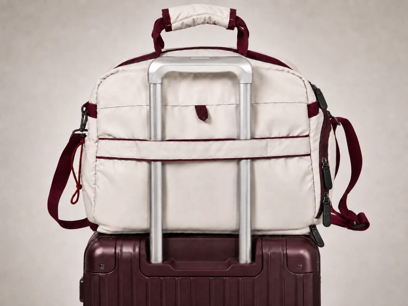 Trolley sleeve on the back
